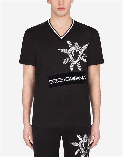 dolce gabbana polo mens|Dolce & Gabbana t shirts sale.